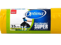 sano saci menajeri optima galbeni (35 l) 15 buc. 006997