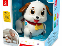 hola toys he9977 jucărie de tras "cățeluș" cu sunet și lumină