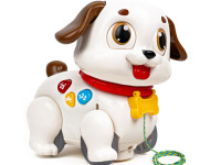 hola toys he9977 jucărie de tras "cățeluș" cu sunet și lumină