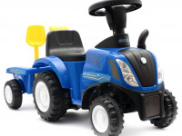 baby mix 45784 tractor tolokar cu remorcă "new holland" albastru