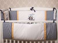 dormi baby  Комплект постельного белья "Мишка моряк" синий  (6 единиц)
