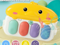 bibiin toys 698-93 covoraș educativ cu pian albastru