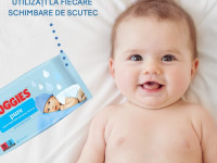 huggies servetele umede "huggies pure" (56 buc.)
