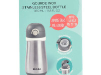 beaba 5559 sticla inox "windy" (350 ml.) gri