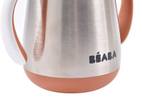 beaba cana inox cu pai "terracotta" 250 ml. (8 m.+) b913587