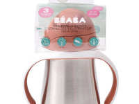 beaba cana inox cu pai "terracotta" 250 ml. (8 m.+) b913587
