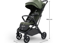 kinderkraft cărucior nubi 3 verde