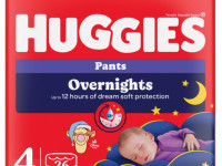 scutece-chilotei de noapte "huggies overnights" 4  (9-14 kg) 26 buc. 