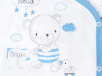 new baby 36713 Боди с длинным рукавом bears blue 68 см (3-6мес)