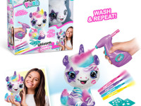 canal toys 228cl set pentru creativitate diy airbrush plush "unicorn" (25 cm.)