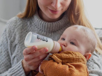 bibs biberon din sticlă (110 ml.) blush