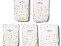 zapf creation 838358 scutece pentru păpușile baby born de 43 cm (5 buc.)
