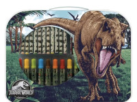 as kids 1023-66229 set pentru desen in gentuta art case jurassic world