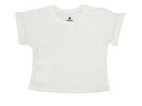 minikin 25062086 Комплект футболка и шорты "naturelle" (р.86) молочный