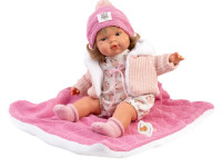 llorens 38572 Кукла плачущая "lola llorona mantita" (38 см.)