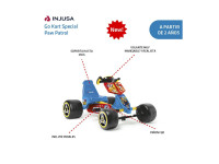 injusa Вело-картинг на педалях go-kart special paw patrol