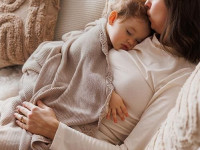 babyono-81238 1674/04 Бамбуковый плед (75x100 см) серый