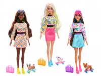 barbie hcd25 papusa surpriza "color reveal neon" in asortiment