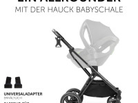 hauck cărucior 2 în 1 vision x set black melange beige
