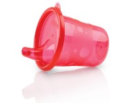 nuby id91121 set de cupe cu buză (9 m +) 6x210 ml.