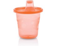 nuby id91121 set de cupe cu buză (9 m +) 6x210 ml.
