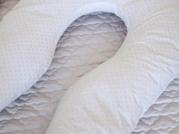 veres 301.15.03 pernă pentru gravide &icirc;n formă de u (140х75 cm.) gri\buline