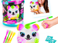 canal toys air022cl Набор для творчества "airbrush plush - neon squish pals paint can" (в асс.)