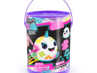 canal toys air022cl set de creativitate "airbrush plush - neon squish pals paint can" (in sort.)