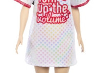 barbie hrh12 Кукла "Модница" в платье-футболке