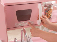 kidkraft 53347 Детская игровая кухня "vintage play kitchen pink"