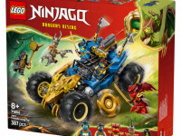 lego ninjago 71856 constructor "mașină transformabilă a lui jay" (387 el.)