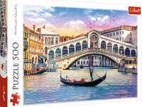 trefl 37398 puzzle  "podul rialto, veneția" (500 el.)