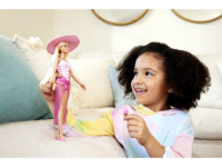 barbie hpl73 set de joc barbie "plimbare pe plajă"