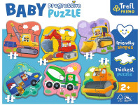 trefl 44004 puzzle 6 în 1 baby progressive "transport" (22 el.)