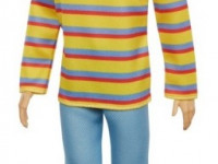 barbie grb91 Кукла Кен "Модник" в полосатом джемпере