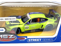 msz 68282a/3 mașinuță metalică bmw m4 gt3 (1:24) cu sunete și lumini