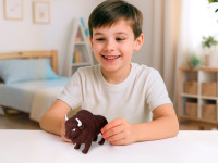 sbabam 1/cn25 figurina elastica surpriza "animalele ucrainei"