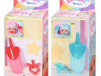 zapf creation 833131 set biberon și suzetă baby born (36 cm) în sort.
