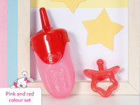 zapf creation 833131 set biberon și suzetă baby born (36 cm) în sort.