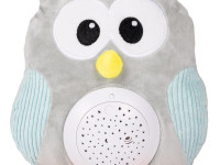 chipolino pil025020owl jucărie de pluș cu proiector și muzică "bufniță"
