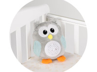 chipolino pil025020owl jucărie de pluș cu proiector și muzică "bufniță"