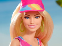 barbie hrb04 păpușă de colecție "barbie pe patine cu rotile"