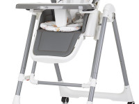 chipolino scaun și leagăn pentru copii 2 &icirc;n 1 "milk shake" sthms02401as ash gray