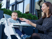 chipolino scaun și leagăn pentru copii 2 &icirc;n 1 "milk shake" sthms02401as ash gray