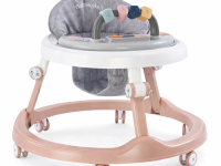 64842 Детские ходунки с игровым центром 602-1 серый/розовый 