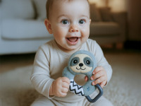new baby 53887 Погремушка плюшевая "Ленивец"