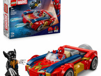 lego marvel 76336 constructor "masina spider-man vs. venomized wolverine" (134 el.)