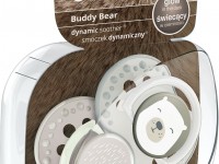 lovi 22/865 Силиконовая динамическая пустышка buddy bear (6-18 м.) 