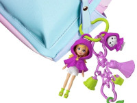 polly pocket jkr46 păpușă breloc cu accesorii (7,5 cm) &icirc;n sort.