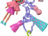 polly pocket jkr46 păpușă breloc cu accesorii (7,5 cm) &icirc;n sort.
